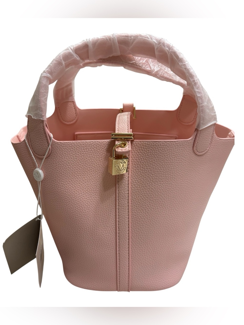 Valentino Orlandi rectangular bucket bag with removable pouch - NWT